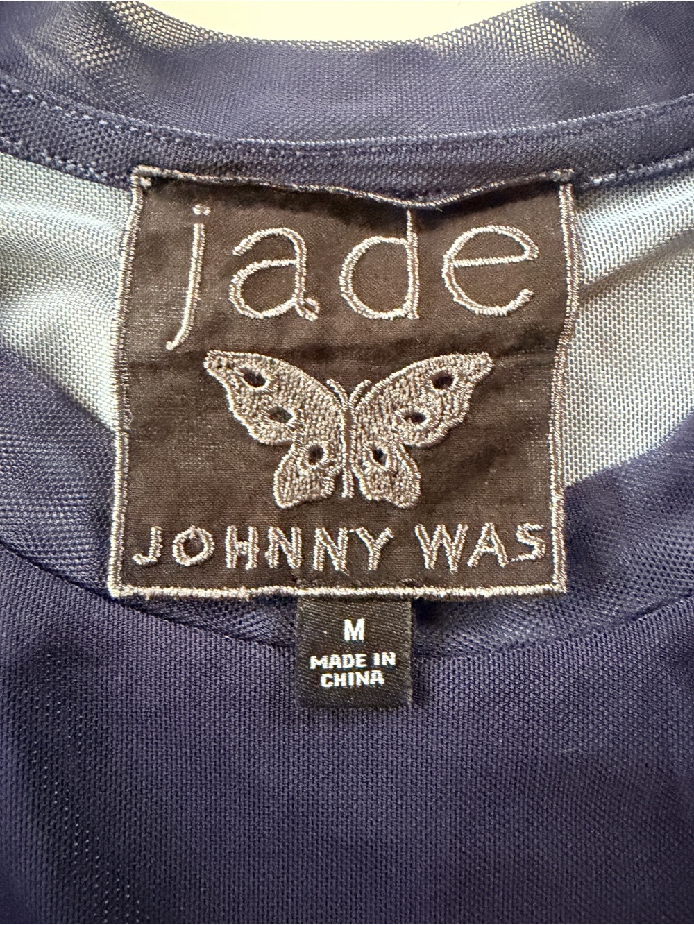 Johnny Was Paloma’s Island Eleanor Short Sleeve Mesh Tee Top Size Medium - Picture 3 of 8
